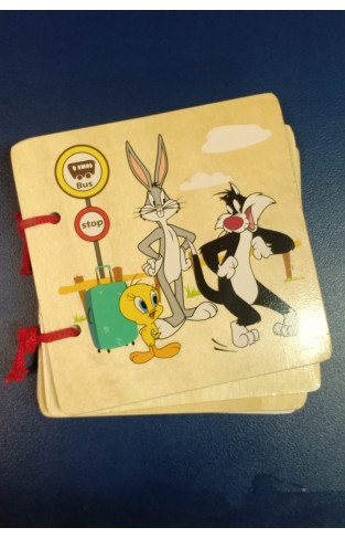 BABY LOONEY TUNES WOODEN CARDS